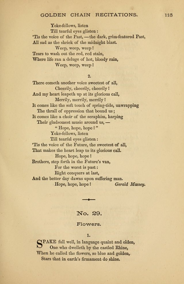 The Lyceum Guide: a collection of songs, hymns, and chants; lessons, readings, and recitations; marches and calisthenics. (With illustrations.) together with programmes and exercises ... page 105