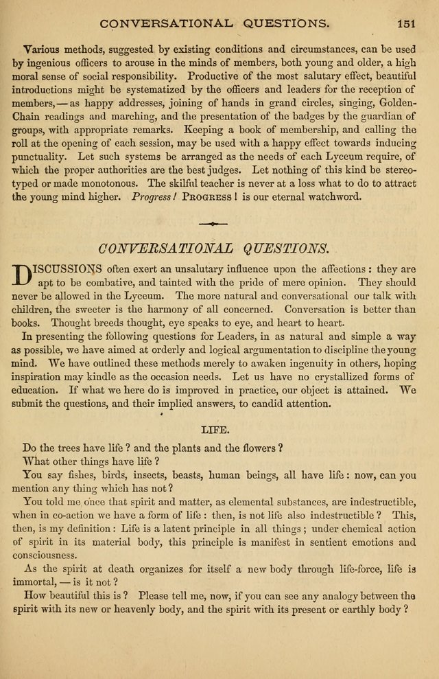 The Lyceum Guide: a collection of songs, hymns, and chants; lessons, readings, and recitations; marches and calisthenics. (With illustrations.) together with programmes and exercises ... page 141