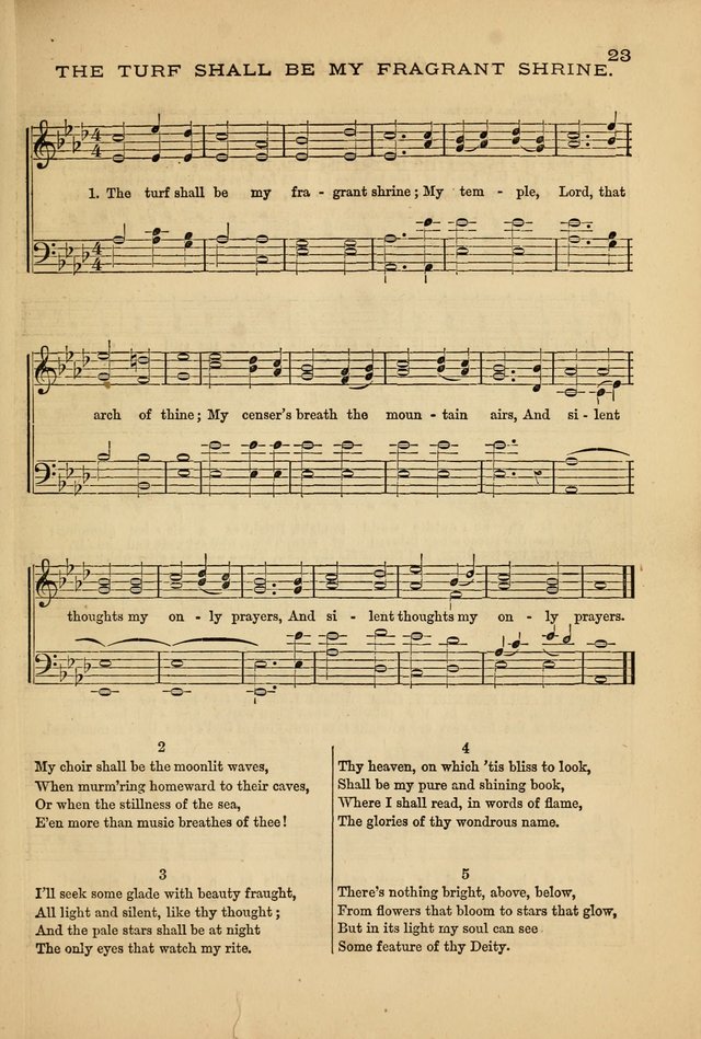 The Lyceum Guide: a collection of songs, hymns, and chants; lessons, readings, and recitations; marches and calisthenics. (With illustrations.) together with programmes and exercises ... page 15