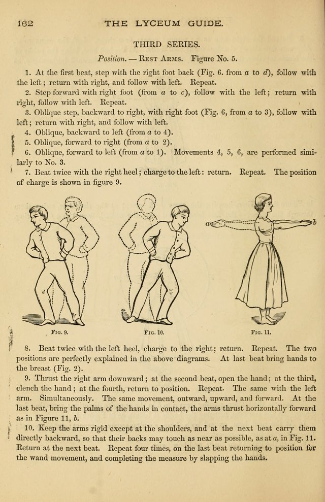 The Lyceum Guide: a collection of songs, hymns, and chants; lessons, readings, and recitations; marches and calisthenics. (With illustrations.) together with programmes and exercises ... page 152