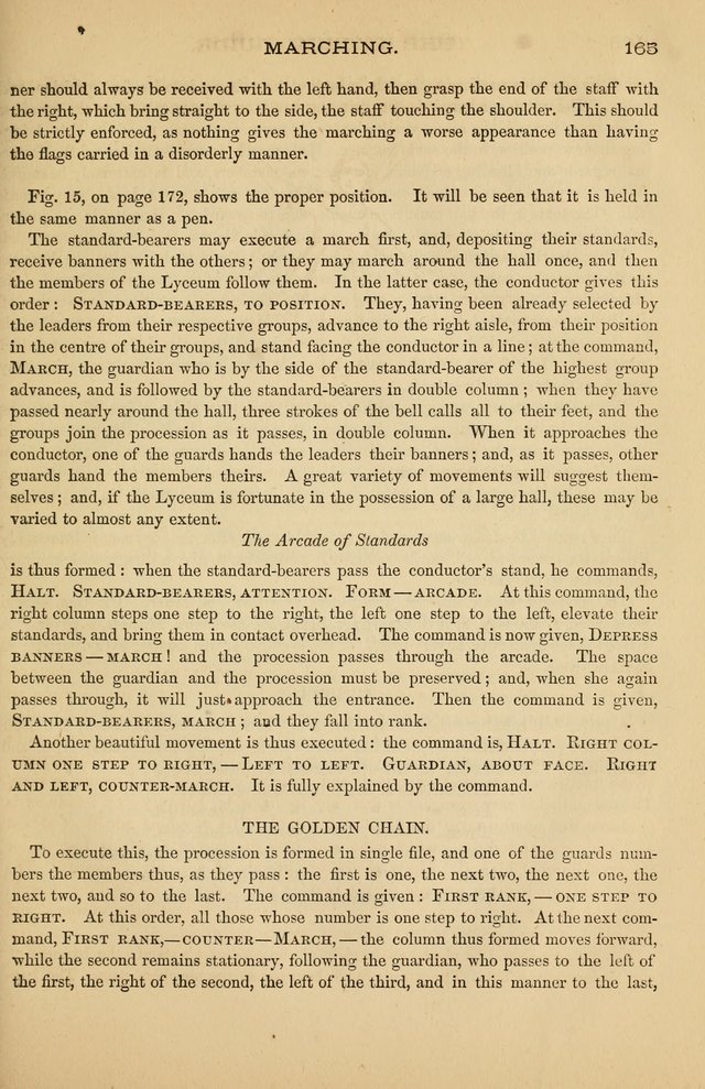 The Lyceum Guide: a collection of songs, hymns, and chants; lessons, readings, and recitations; marches and calisthenics. (With illustrations.) together with programmes and exercises ... page 155