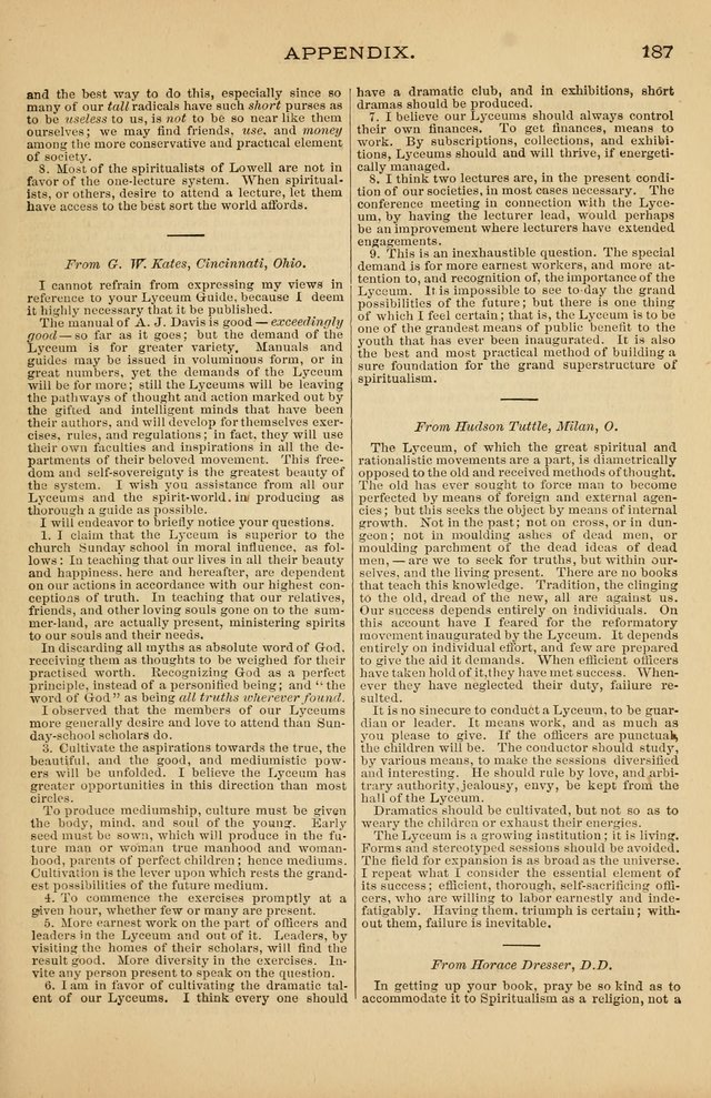 The Lyceum Guide: a collection of songs, hymns, and chants; lessons, readings, and recitations; marches and calisthenics. (With illustrations.) together with programmes and exercises ... page 177