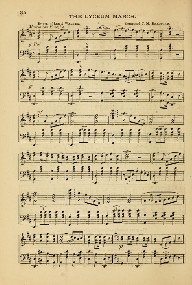 The Lyceum Guide: a collection of songs, hymns, and chants; lessons, readings, and recitations; marches and calisthenics. (With illustrations.) together with programmes and exercises ... page 26