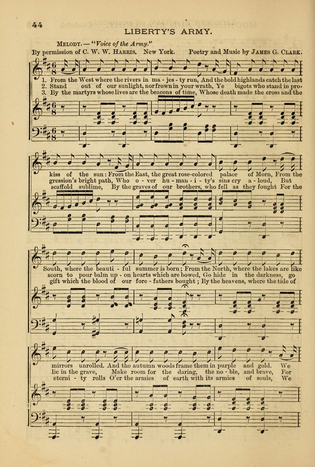 The Lyceum Guide: a collection of songs, hymns, and chants; lessons, readings, and recitations; marches and calisthenics. (With illustrations.) together with programmes and exercises ... page 36