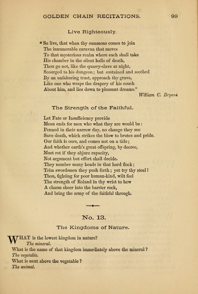 The Lyceum Guide: a collection of songs, hymns, and chants; lessons, readings, and recitations; marches and calisthenics. (With illustrations.) together with programmes and exercises ... page 89