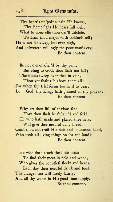 Lyra Germanica: Translated from the German by Catherine Winkworth (New Edition) page 158