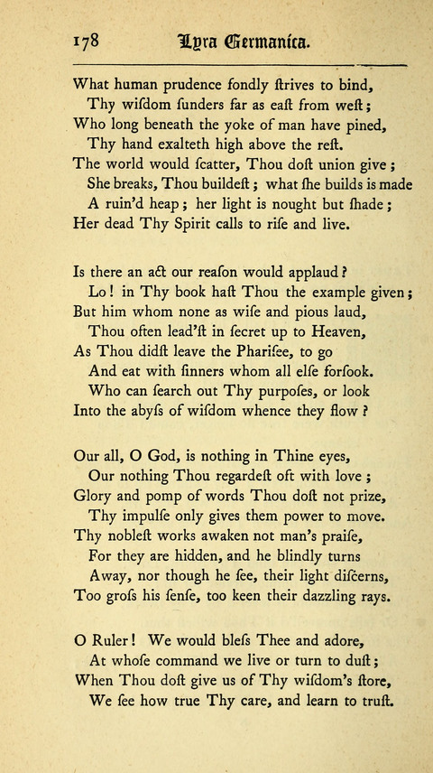 Lyra Germanica: Translated from the German by Catherine Winkworth (New Edition) page 178