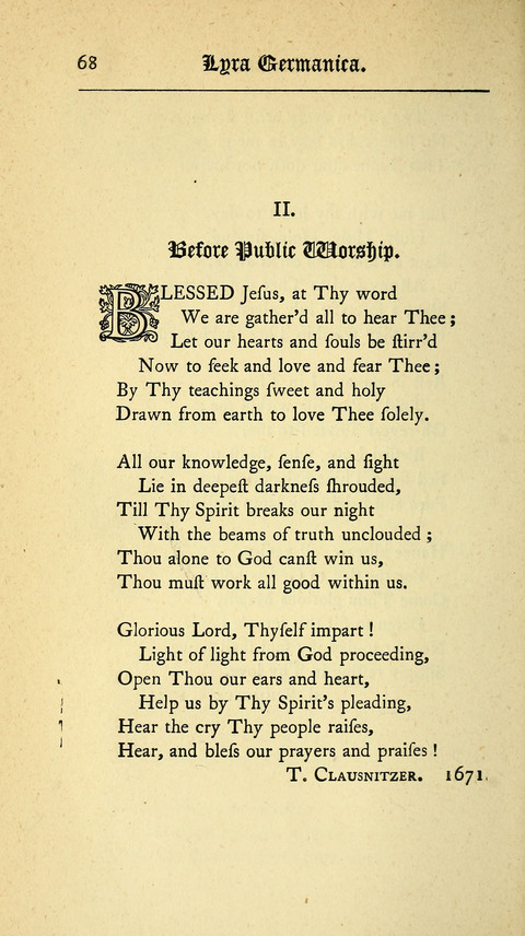 Lyra Germanica: Translated from the German by Catherine Winkworth (New Edition) page 346