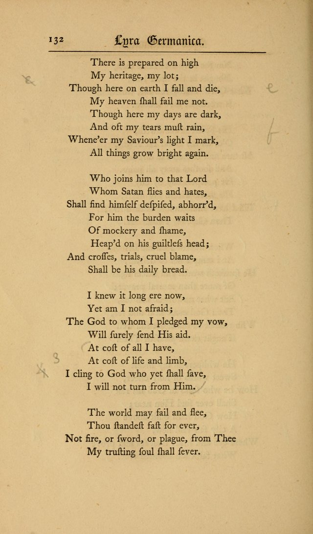 Lyra Germanica: hymns for the Sundays and chief festivals of the Christian year page 132