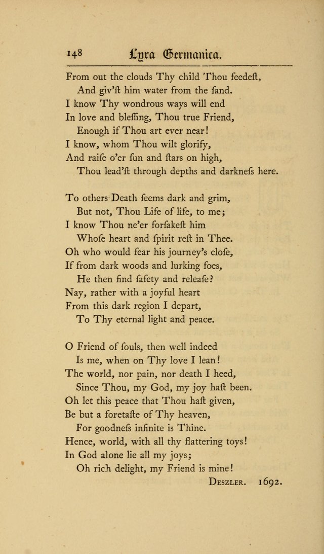 Lyra Germanica: hymns for the Sundays and chief festivals of the Christian year page 148