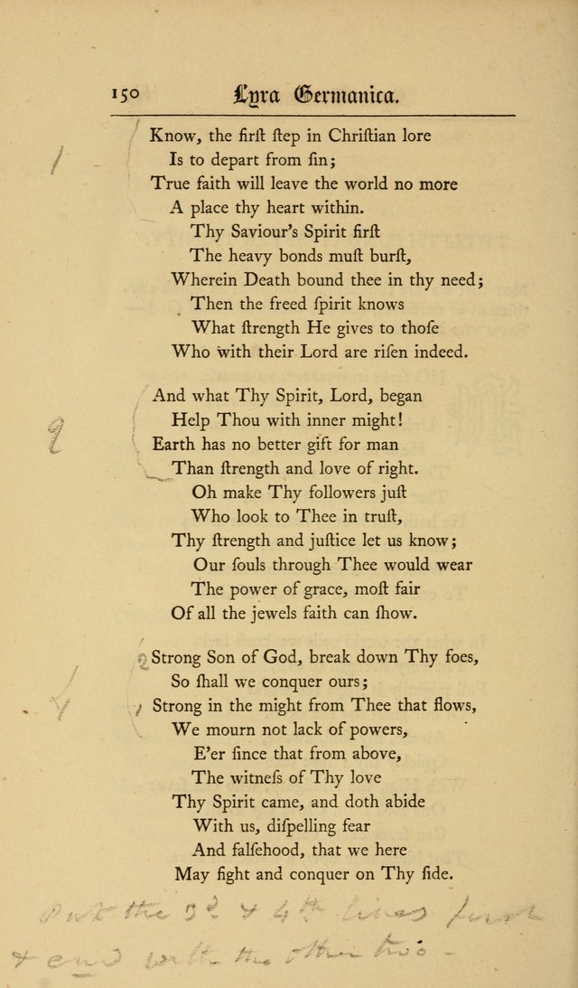 Lyra Germanica: hymns for the Sundays and chief festivals of the Christian year page 150