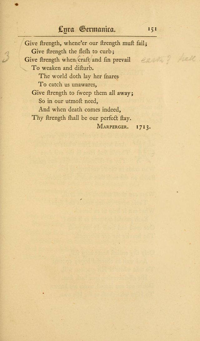 Lyra Germanica: hymns for the Sundays and chief festivals of the Christian year page 151