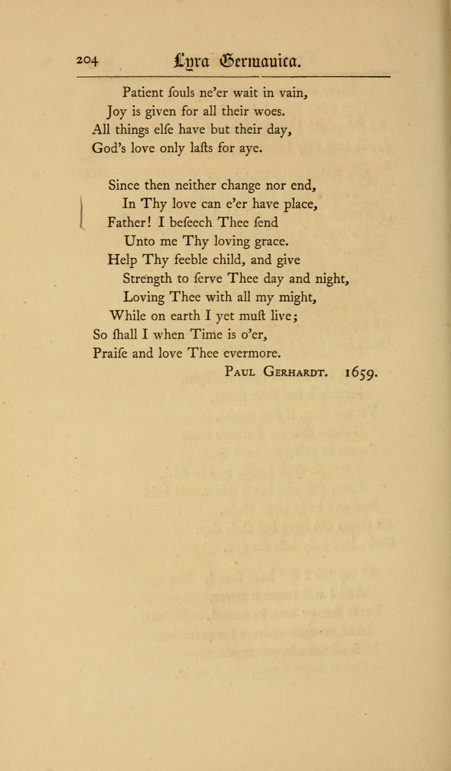 Lyra Germanica: hymns for the Sundays and chief festivals of the Christian year page 204