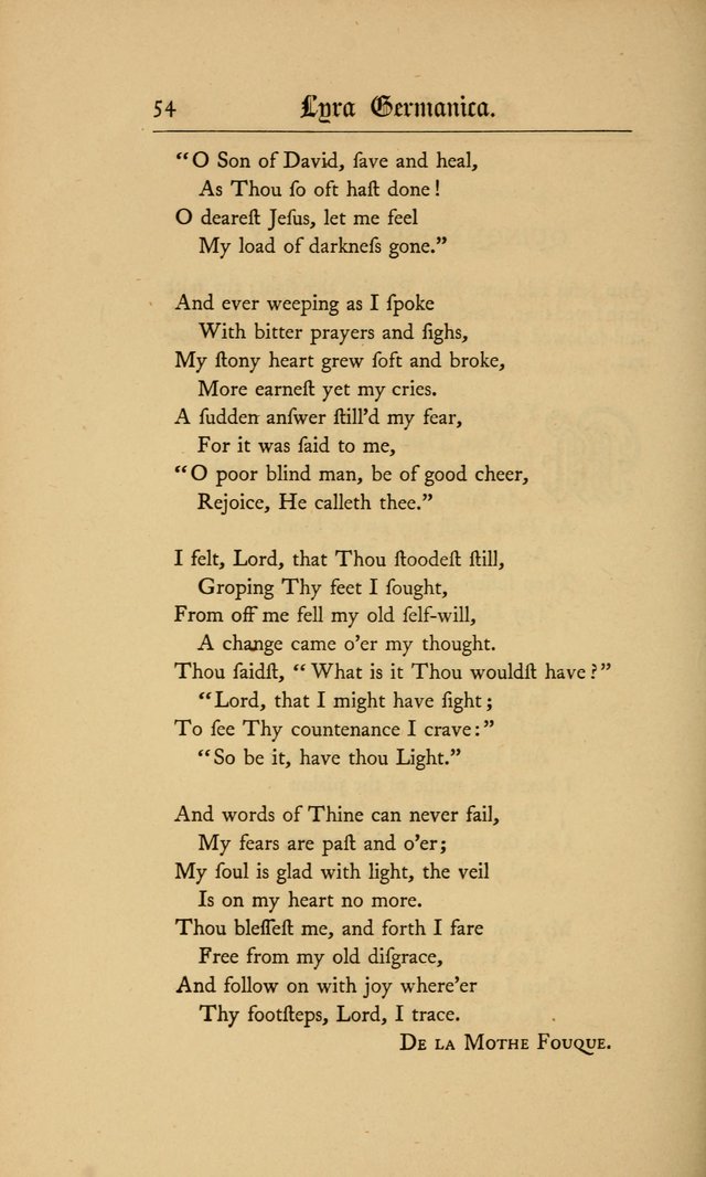 Lyra Germanica: hymns for the Sundays and chief festivals of the Christian year page 54