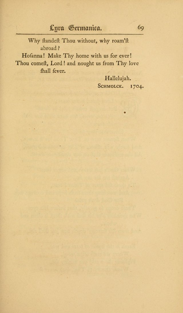 Lyra Germanica: hymns for the Sundays and chief festivals of the Christian year page 69