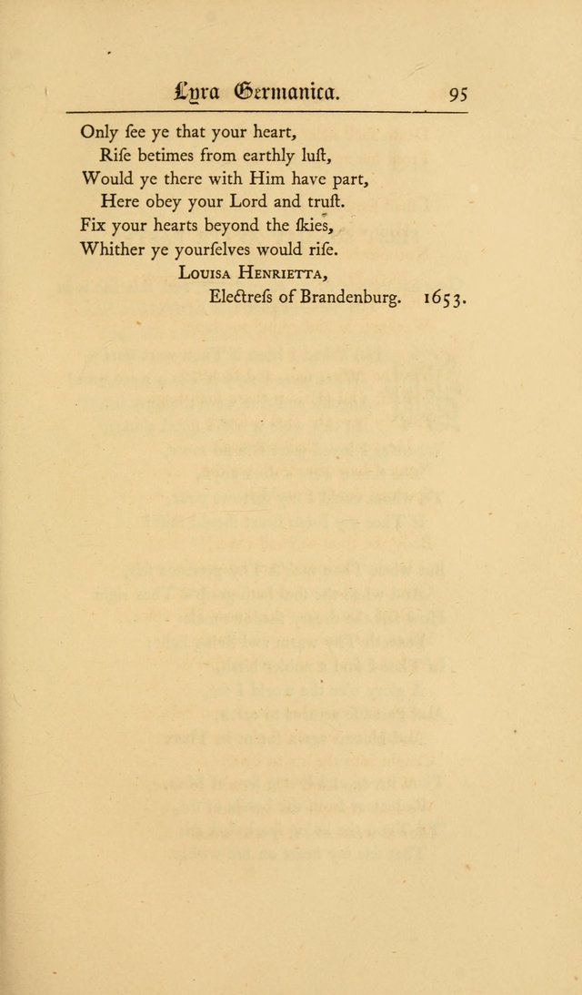 Lyra Germanica: hymns for the Sundays and chief festivals of the Christian year page 95