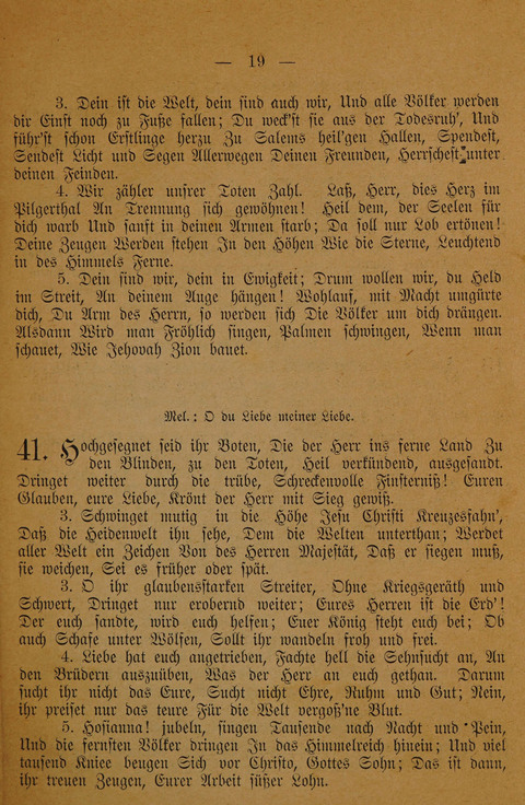 Lieder zum Gebrauch für Missionsgottesdienste page 17