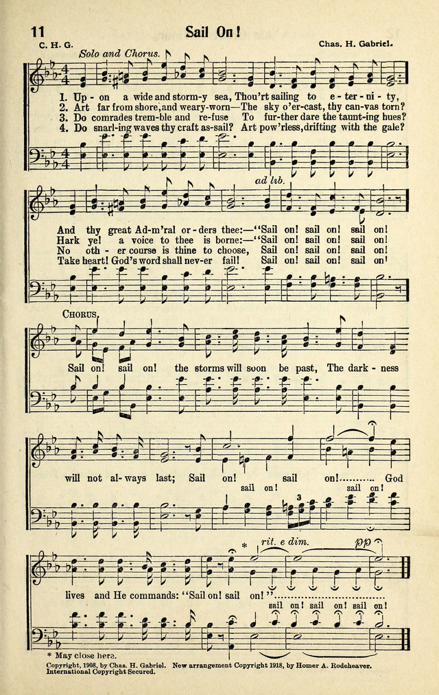 Living Gospel Songs and Choruses page 11