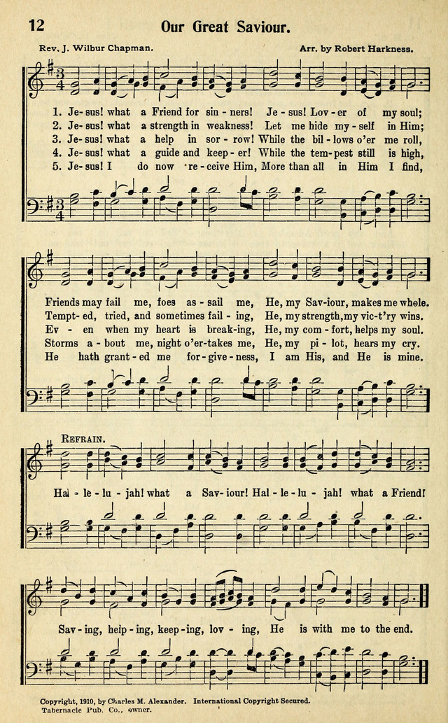 Living Gospel Songs and Choruses page 12