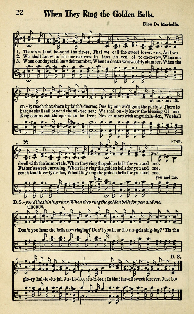 Living Gospel Songs and Choruses page 22