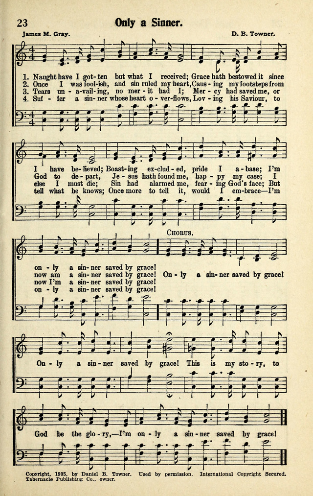 Living Gospel Songs and Choruses page 23