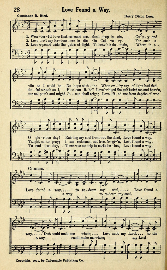 Living Gospel Songs and Choruses page 28