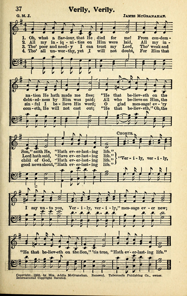 Living Gospel Songs and Choruses page 37