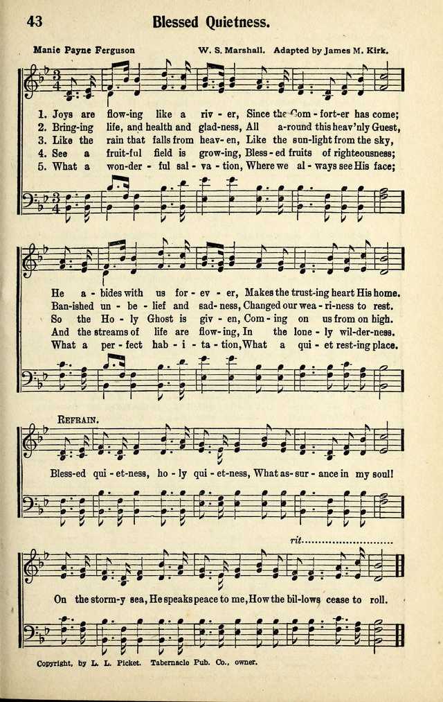 Living Gospel Songs and Choruses page 43