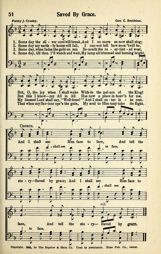 Living Gospel Songs and Choruses page 51