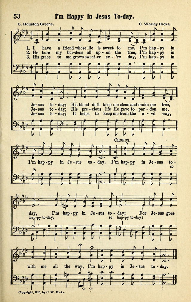 Living Gospel Songs and Choruses page 53