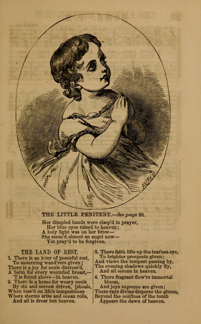 Linden Harp: a rare collection of popular melodies adapted to sacred and moral songs, original and selected. Illustrated. Also a manual of... page 21