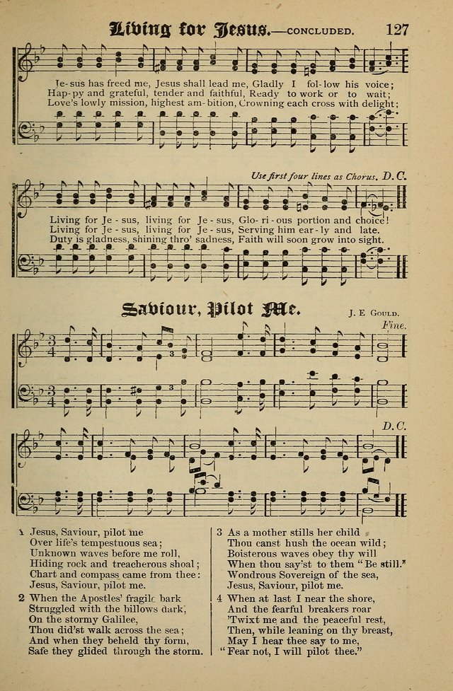 Living Hymns: for use in the Sabbath School, Christian Endeavor Meetings, the church & home page 127