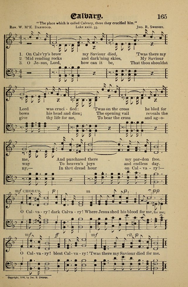 Living Hymns: for use in the Sabbath School, Christian Endeavor Meetings, the church & home page 165