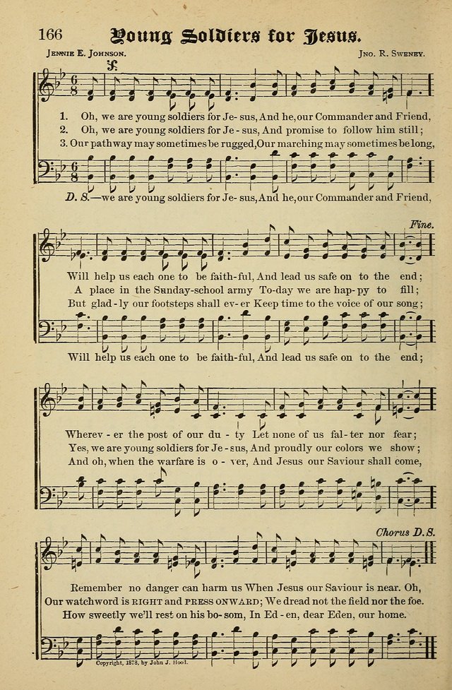 Living Hymns: for use in the Sabbath School, Christian Endeavor Meetings, the church & home page 166