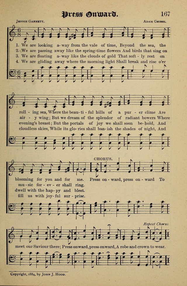 Living Hymns: for use in the Sabbath School, Christian Endeavor Meetings, the church & home page 167