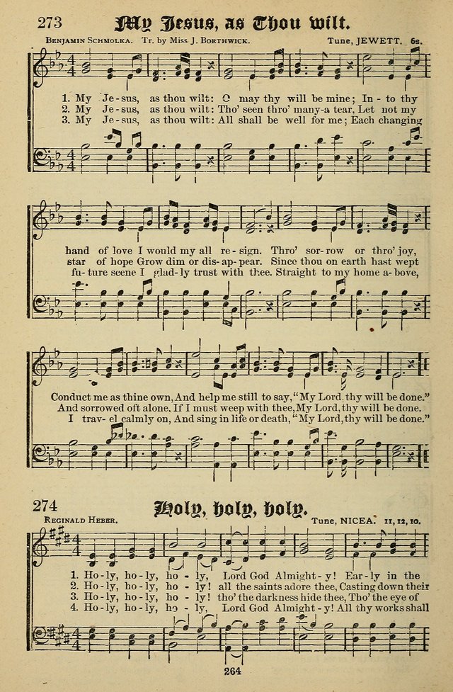 Living Hymns: for use in the Sabbath School, Christian Endeavor Meetings, the church & home page 264