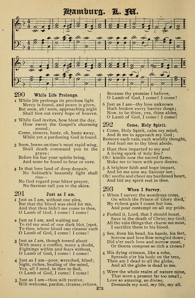 Living Hymns: for use in the Sabbath School, Christian Endeavor Meetings, the church & home page 272