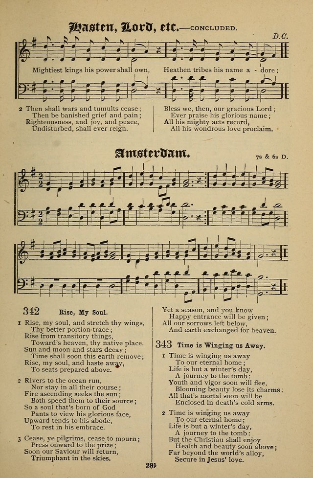 Living Hymns: for use in the Sabbath School, Christian Endeavor Meetings, the church & home page 291