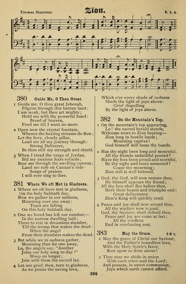 Living Hymns: for use in the Sabbath School, Christian Endeavor Meetings, the church & home page 306