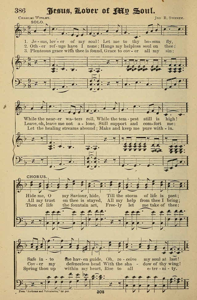 Living Hymns: for use in the Sabbath School, Christian Endeavor Meetings, the church & home page 308