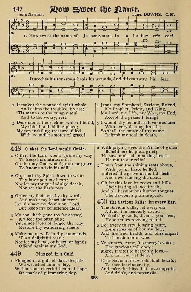 Living Hymns: for use in the Sabbath School, Christian Endeavor Meetings, the church & home page 328