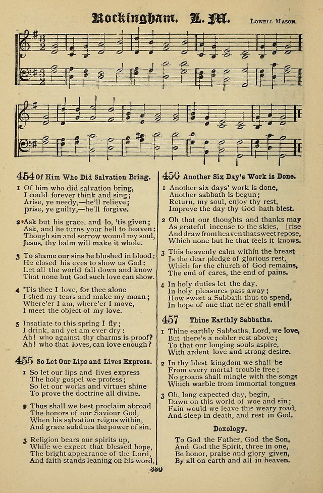 Living Hymns: for use in the Sabbath School, Christian Endeavor Meetings, the church & home page 330