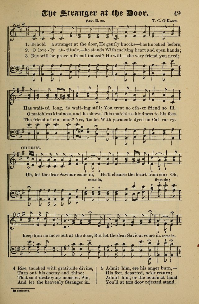 Living Hymns: for use in the Sabbath School, Christian Endeavor Meetings, the church & home page 49