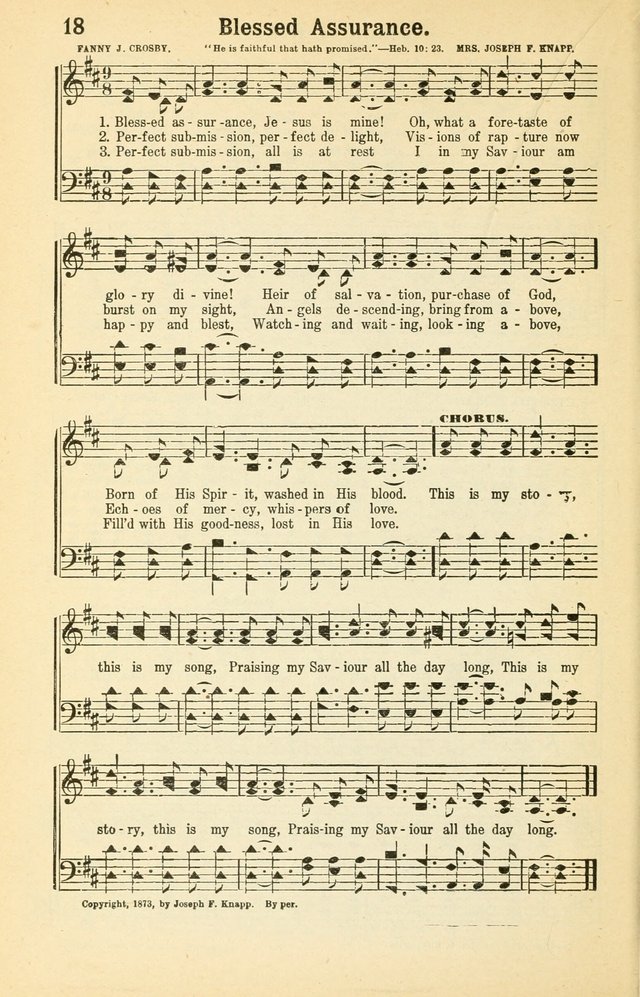 Lasting Hymns: a collection of songs specially designed for every department of worship and suitable for all services of the churches page 18