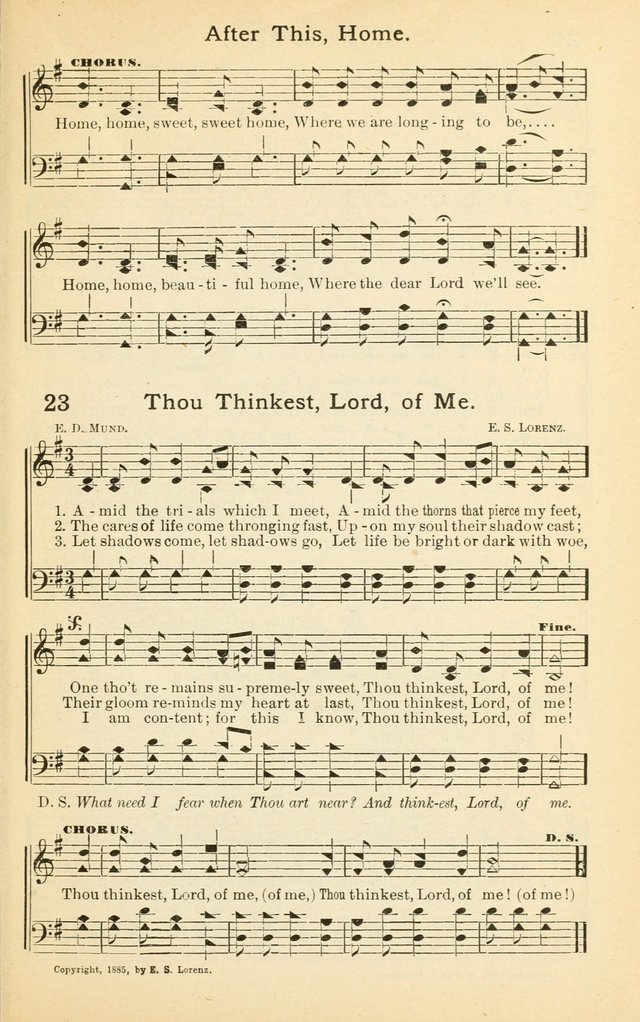 Lasting Hymns: a collection of songs specially designed for every department of worship and suitable for all services of the churches page 23