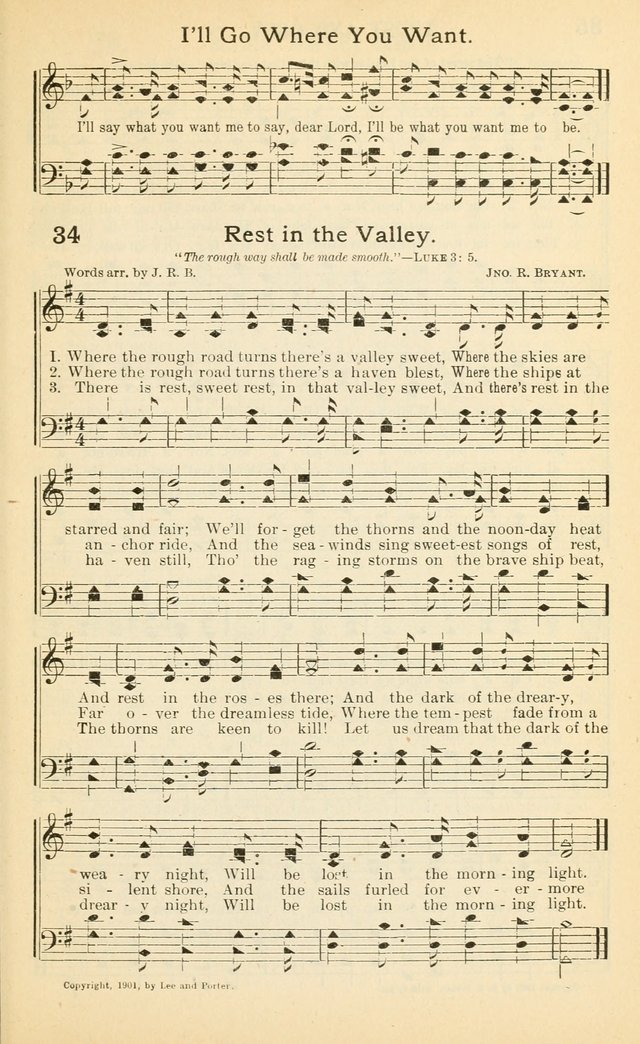 Lasting Hymns: a collection of songs specially designed for every department of worship and suitable for all services of the churches page 33