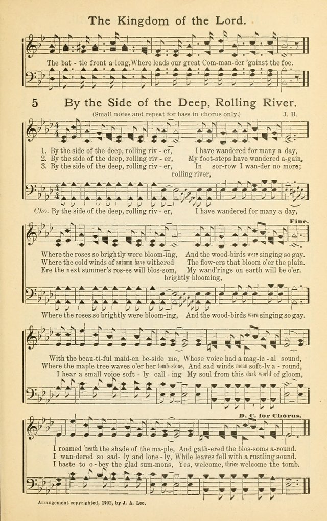 Lasting Hymns: a collection of songs specially designed for every department of worship and suitable for all services of the churches page 5