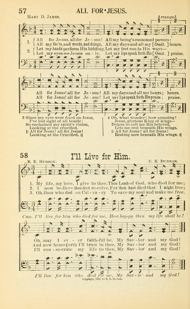 Lasting Hymns: a collection of songs specially designed for every department of worship and suitable for all services of the churches page 56