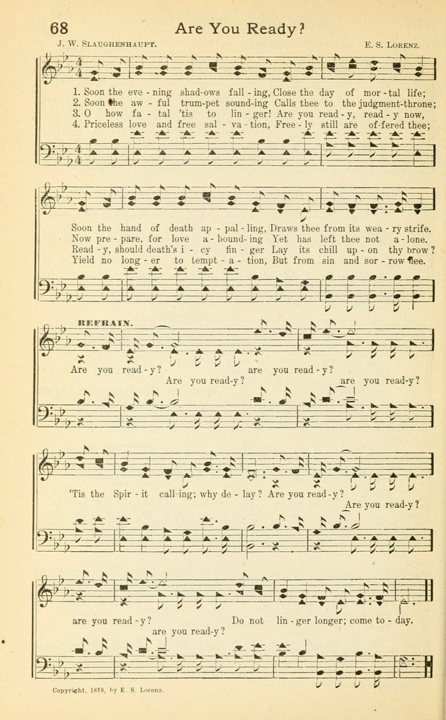 Lasting Hymns: a collection of songs specially designed for every department of worship and suitable for all services of the churches page 66