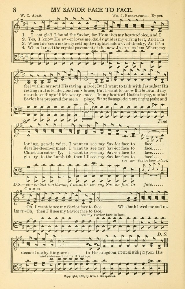 Lasting Hymns: a collection of songs specially designed for every department of worship and suitable for all services of the churches page 8